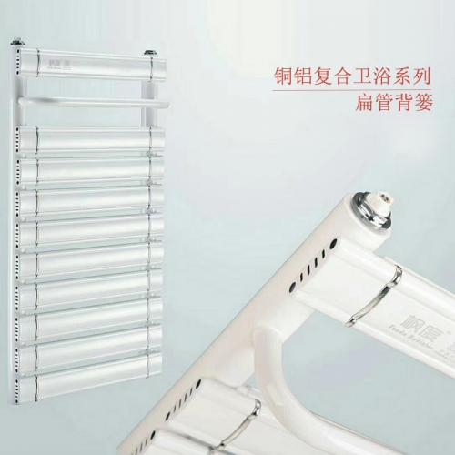 銅鋁復合扁管背簍散熱器