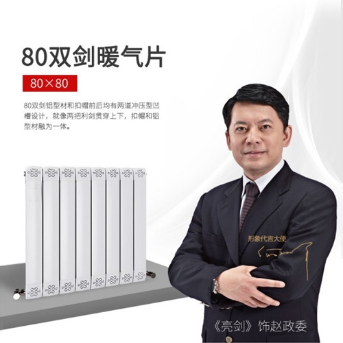 銅鋁復合80×80散熱器